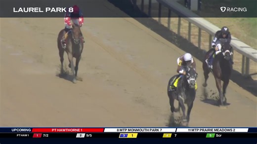 ⚡ POST TIME ($2.10) stays undefeated at Laurel Park with an easy win in the $100,000 Polynesian Stakes. The five-year-old son of Frosted had Sheldon Russell aboard for Brittany Russell. | FanDuel Racing