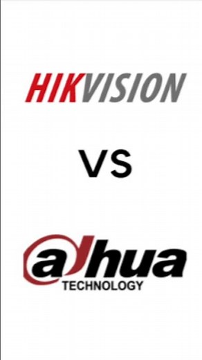 Dahua Vs Hikvision Brand Comparison #tech #hikvision #dahua #cctv #shorts