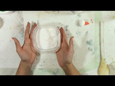 DIY Dollarstore Gesso using Cornstarch