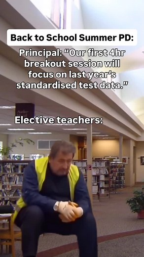 “Yes Elective Teachers, you may go!”—what every elective teacher wants to hear when PLC turns into “data chats.” No my PE class doesn’t use math data. No, we don’t use creatine writing skills in my art class. No, we don’t use science standards in band, or choir, or orchestra. Sooooooooo, can we go? You know, to prepare for the year? Where we get ALL the students in the entire school, not just a chunk from a specific grade or team. That’d be great. #teachers #teacher #elective #band #choir #orche