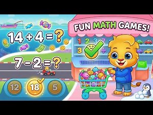 Fun Math Games for Kids | Learn Addition & Subtraction with Lucas the Lion
