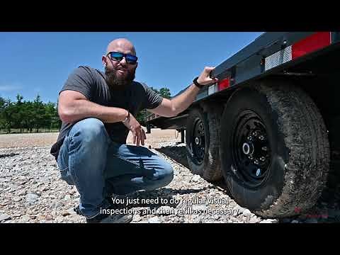 Lamar Trailers F8 model Deckover Trailer