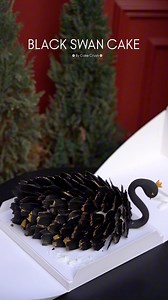 🦢🖤 Black Swan Cake by Cake Crush 🦢🖤 | CAKE CRUSH