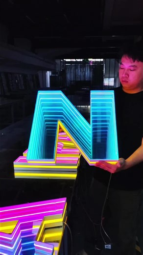 Do you know what is the new and popular signage technology at China？ #signagedesign #signage #ledneon #ledlight #signature #lightbox #ledsign #neonlight #diyideas #signshop #signmaking #lamplight #lampmanufacturer #ledlightstrip #logodesign #signageinstall #signagemarking #signagedesign #LED #fyp #Technology #renovation #company #shop #sourcefactory