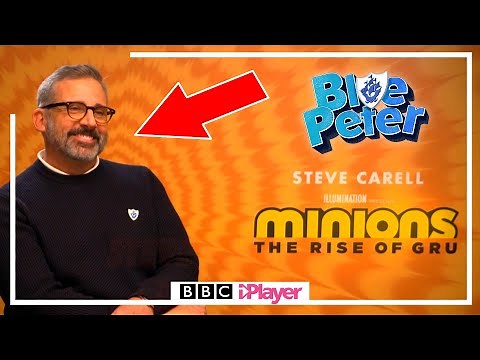 Steve Carell EXCLUSIVE Minions: the Rise of Gru Interview | Blue Peter