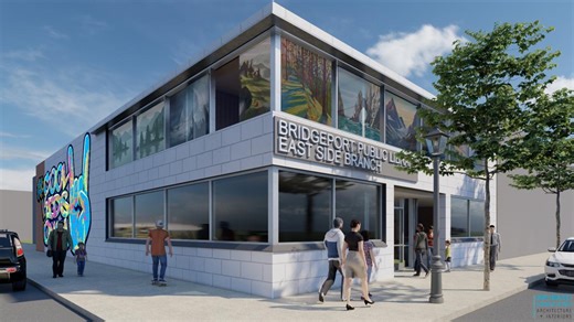 The revitalization of Bridgeport Public Library’s East Side Branch is active