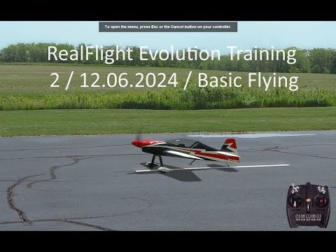 RealFlight Evolution Training / 2 / 12.06.2024 / Basic Flying
