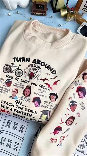 Hawkins Gang Hellfire Club Sweatshirt for Fans