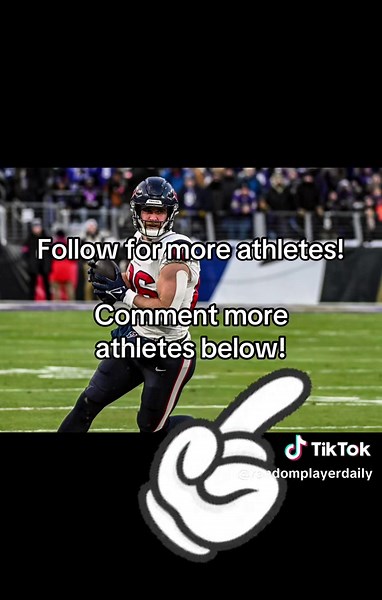 Day 48 of finding a random athlete ————————————————— Today’s athlete is Dalton Schultz Comment an athlete to add to the wheel Current total: 1560 #nfl #texans #cowboys #football #houston