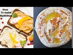 How to make Hummus | Easy Homemade Hummus recipe from scratch | Heathy and easy | Vitamix hummus