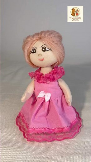 ✨ Sewing a Textile Doll – Step‑by‑Step Video Tutorial ✨ #doll #sewing #doll #pattern #handmade