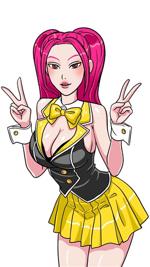 KPOP DEMON HUNTERS Sticker MIRA - Lead dancer/choreographer in HUNTR/X | Sticker Book DIY