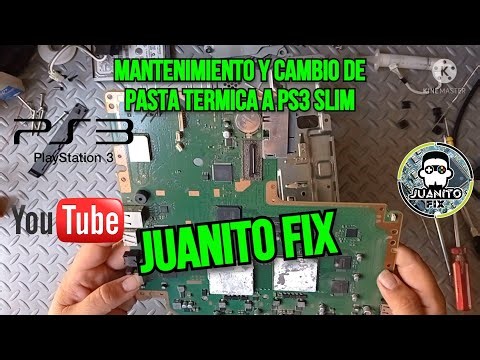 Mantenimiento completo y cambio de pasta térmica a PS3 Slim / Complete maintenance & thermal paste