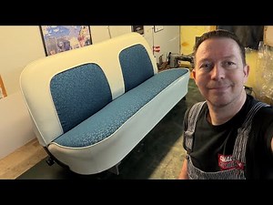 Reupholstering a Bench Seat Start to Finish