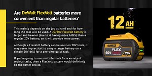 20V vs 60V DeWalt Batteries | Ottawa OFS
