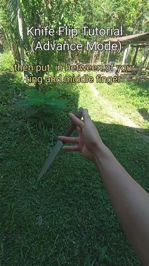 Knife Flip Tutorial (Advance Mode) #knifetricks #tutorial