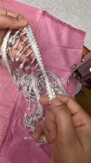 Daman design with lace #shorts