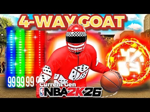 THIS "4-WAY GOAT" BUILD IS THE BEST BUILD ON NBA2K26 CURRENT GEN! GAME BREAKING BEST BUILD NBA 2K26!