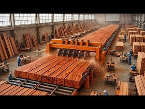 Inside a Teak Lumber Factory: From Plantation Wood to Marine-Grade Boards (Full Process)
