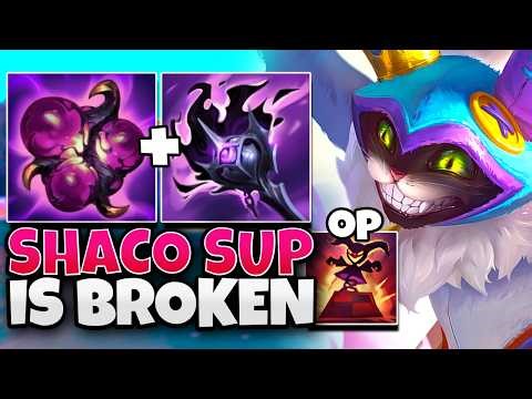 SHACO SUPPORT IS MY NEW MAIN ROLE!! (STRONGER THAN EVER BEFORE)
