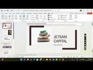 PowerPoint Module 3 SAM Project 1a | Jetsam Capital #illustratedpowerpoint