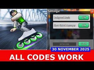 *ALL CODES WORK* [x5 Event 🌈] Roller Training ⛸️ ROBLOX | NOVEMBER 30, 2025