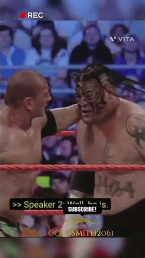 Dev Barista Vs Umaga #wwe #youtubeshorts #batista