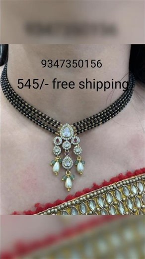 beautiful black beads collection #newcollection #blackbeads #trendingcollection #freeshipping