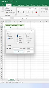 Series Numbers in Excel 😀 #exceltips #exceltricks #exceltutorial #explore | computernotion