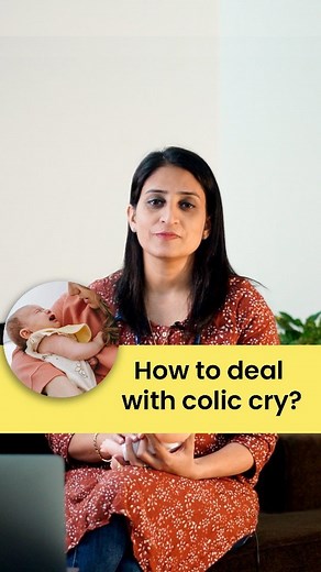 How to deal with a baby crying due to colic? You can soothe baby by following these tips . Hold the baby and massage the naval area in a circular motion. It helps in colic. . Swaddle the baby, it has a soothing effect and helps in colic . Do cyclic movement of baby’s legs, it relieves gas and helps in colic . Hold the baby over your shoulders and do rocking movements. It helps in colic pain. . Take the baby on a drive. It helps in colic. Use white noises like hair drier, vacuum cleaner sounds as