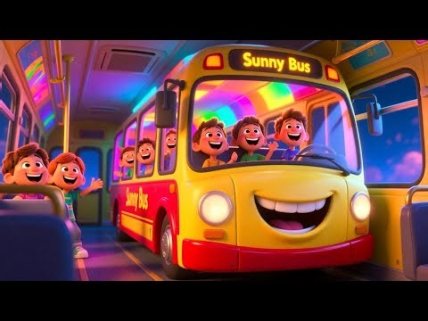 Busy City Bus 🚌 | Fun Vehicle & Kids Song | Nursery Rhymes & Baby Songs for Toddlers & Preschoolers