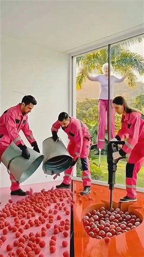 THIS FLOOR IS JUST CRAZY 😱 Strawberry vs Raspberry Epoxy Floor