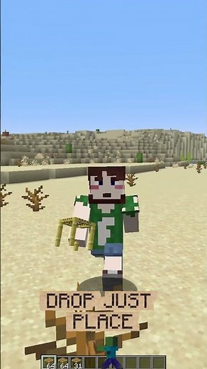 Minecraft Falling Scaffolding Trick