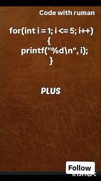 how to use for loop in C #java #computer #software #programming #coding #c #python