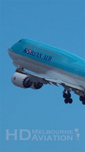 14K views · 795 reactions | Korean Air Boeing 747-8i Takeoff at...