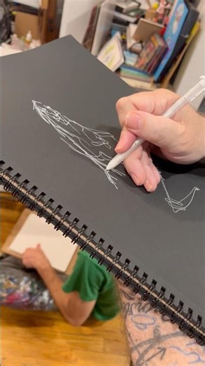 Alien life drawing session was a blast! So much creative energy #lifedrawing #drawing