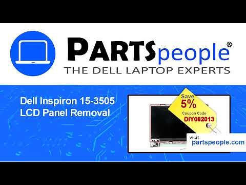Dell Inspiron 15-3505 (P90F004) LCD Panel How-To Video Tutorial