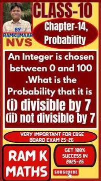 | Part-1 | Class-10 | Chapter-14 | Probability | NCERT Ex.14.1,Related Question |