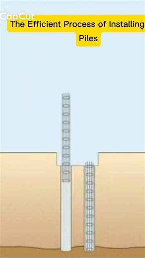 The Efficient Process of Installing CFA Piles #civilengineering #engineering