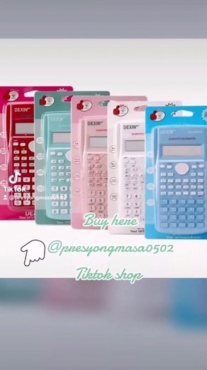DEXIN KK-82MS-D Scientific Calculator Colorful Pastel Calculator School Desktop Calculator Pink Portable Electronic Student Calculator Multifunctional Handheld School Office Engineering Scientific Pocket Calculators | Presyongmasa