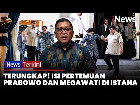 Prabowo-Megawati Bertemu, Sekjen PDIP Hasto: Bahas Efek Perang Iran ke Indonesia | iNews Terkini