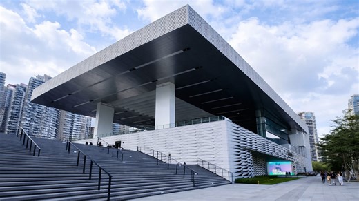 This modern China design looks like a monument but works as a library