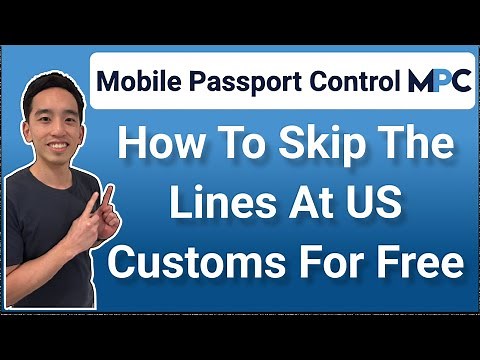 How To Skip The Lines At US Customs For Free | Mobile Passport Control
