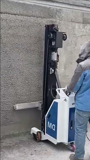 Tunge Maskiner Bruges til Pudsning i Byggearbejde 🏗️💥