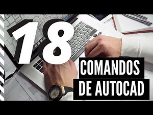 18 Comandos 🚀RAPIDOS⚡ de AUTOCAD (Más usados) | Curso de AutoCAD para principiantes | #04