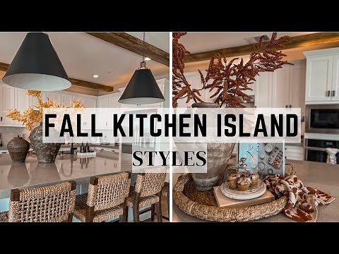 FALL KITCHEN ISLAND STYLING IDEAS || 2025
