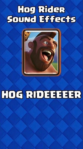 Hog Rider Sound Effects | Clash Royale - Supercell