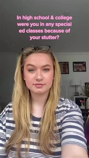 FAQ about my stutter 🤍 \t1.\tWhat’s happening in my head when I stutter? I know exactly what I want to say. I’m not stuck thinking, I’m stuck speaking. The words are there. They just will not come out. \t2.\tWhat do I think when people accuse me of faking? It’s honestly annoying. Severe stuttering affects less than 1% of the population, so most people have never met someone with one like mine. When they don’t understand it, they assume. No one would tell someone with epilepsy they’re “faking” b