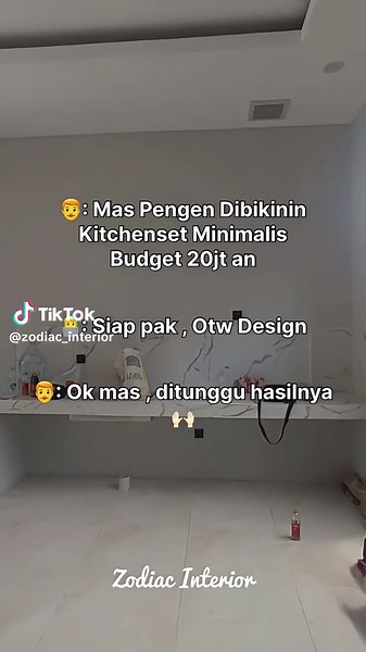 Kitchenset Minimalis untuk Hunian Modern