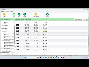 A GSCA Measurement and Structural Model using #SmartPLS4